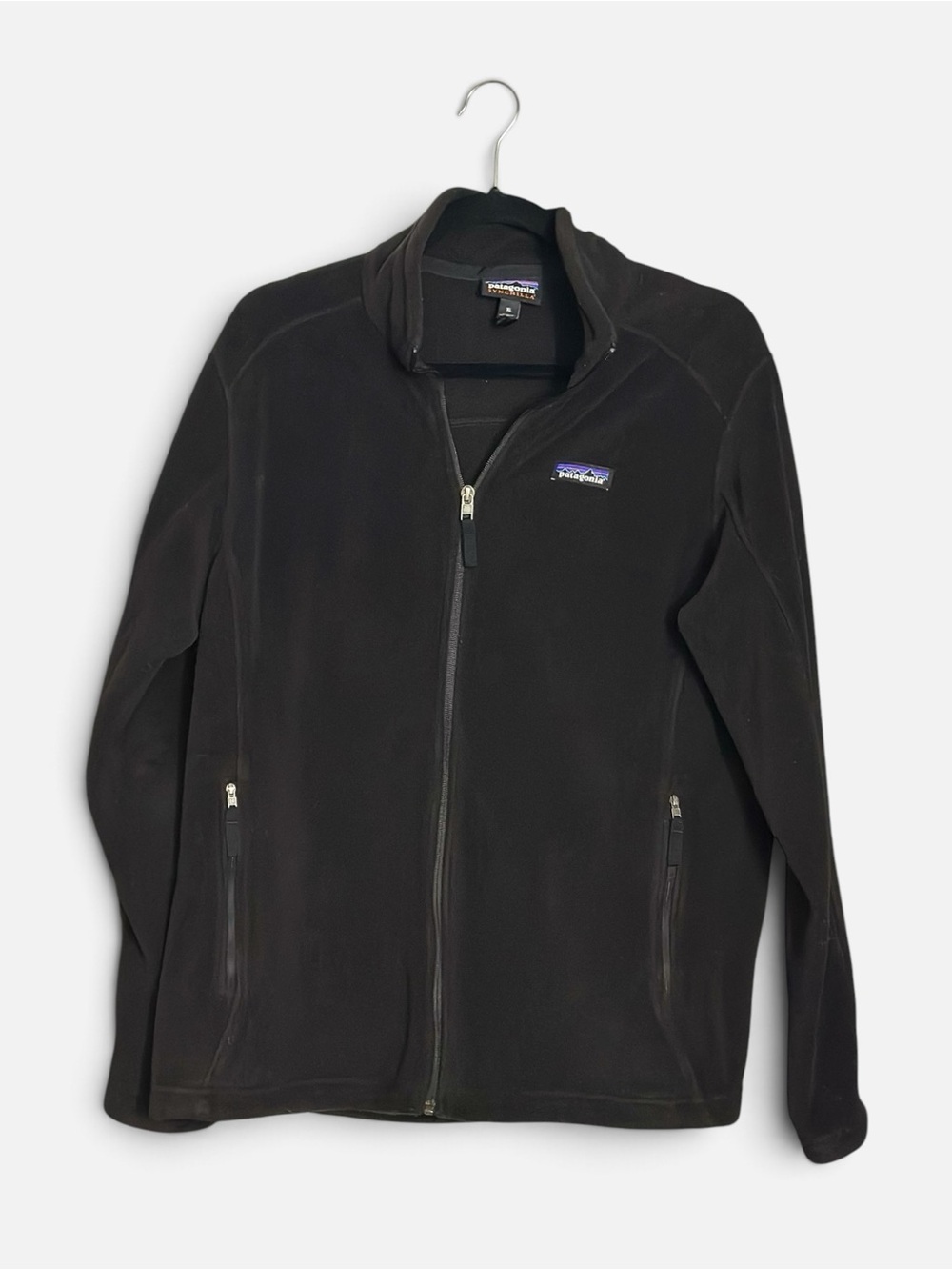 Patagonia Black Lightweight Full-Zip Fleece Jacket